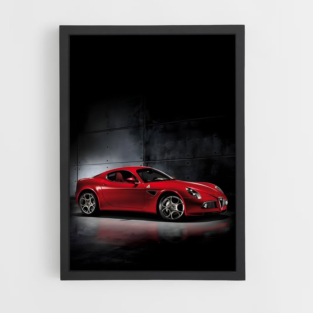 Poster Ferrari Nocturne – affiche Alfa Romeo (vue 2)